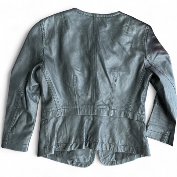 DKNY Donna Karan New York Lamb Leather Jacket | Size 2 - Picture 7 of 9